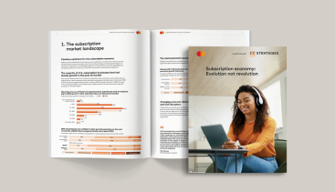 Woman smiling on computer report